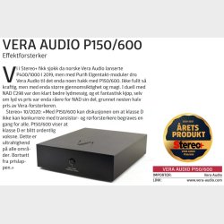 Vera Audio P150/600 RS "demo model" silver